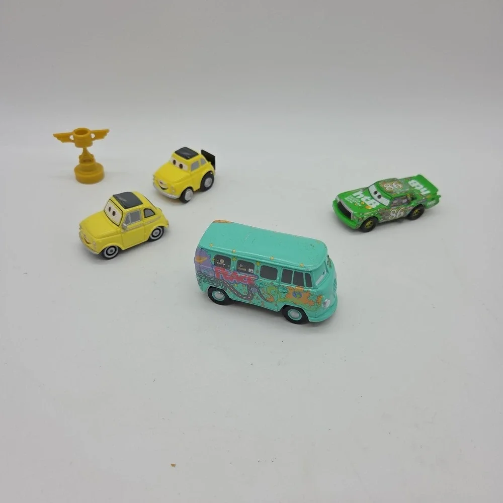 Lot 13 Disney Pixar Cars Toys Mater Hudson Chick Hicks Luigi Piston Trophy